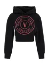 Versace Jeans Couture Logo Hoodie In Black