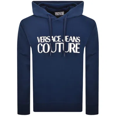 Versace Jeans Couture Logo Hoodie Blue