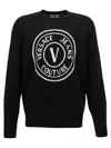 Versace Jeans Couture Logo-print Crew-neck Sweatshirt