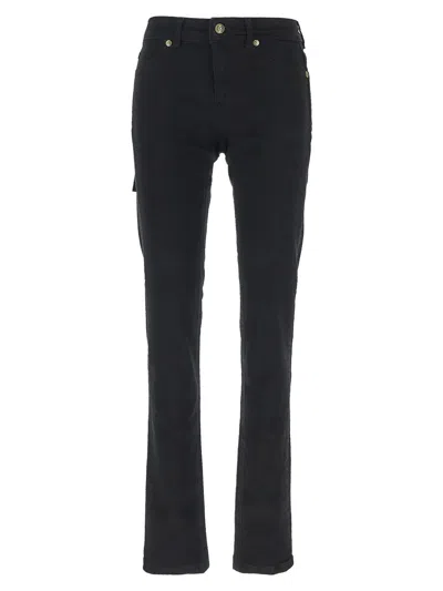 Versace Jeans Couture Logo Jegging In Black