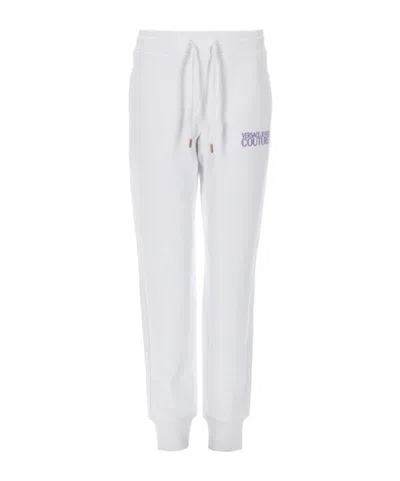 Versace Jeans Couture Logo Joggers In White