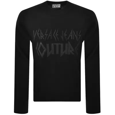Versace Jeans Couture Logo Jumper Black