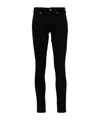 Versace Jeans Couture Logo-lettering Slim-cut Jeans In Black