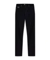 Versace Jeans Couture Logo Patch Skinny Jeans In Black