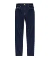 Versace Jeans Couture Logo Patch Skinny Jeans In Blue