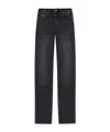 Versace Jeans Couture Logo Patch Straight Leg Jeans In Blue
