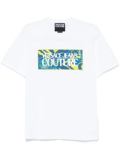 Versace Jeans Couture Logo-patch T-shirt In White