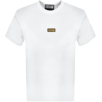 Versace Jeans Couture Logo Patch T Shirt White