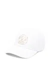 Versace Jeans Couture Logo-plaque Baseball Cap In White