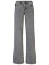 Versace Jeans Couture Logo-plaque Flared Jeans In Black