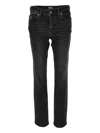 Versace Jeans Couture Logo-plaque Jeans In Black