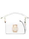 Versace Jeans Couture Logo Plaque Lace-handle Bag In White