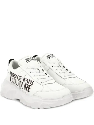 VERSACE JEANS COUTURE LOGO-PRINT CHUNKY SNEAKERS