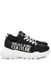 Versace Jeans Couture Logo-print Chunky Trainers In Black