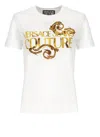 Versace Jeans Couture Logo-print Cotton T-shirt In White