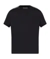 Versace Jeans Couture Logo Print Crewneck T-shirt In Black