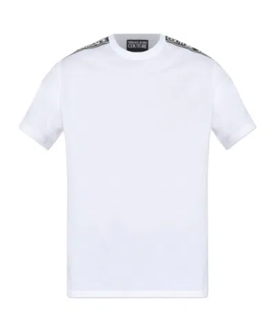 Versace Jeans Couture Logo Print Crewneck T-shirt In White