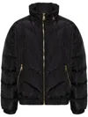 Versace Jeans Couture Logo-print Jacket In Black
