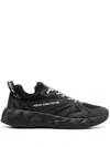 Versace Jeans Couture Logo-print Low-top Sneakers In Black