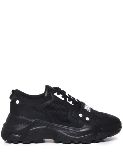 VERSACE JEANS COUTURE LOGO-PRINT SNEAKERS