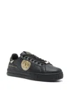 Versace Jeans Couture Men's Court 88 Bicolor Low-top Sneakers In Black