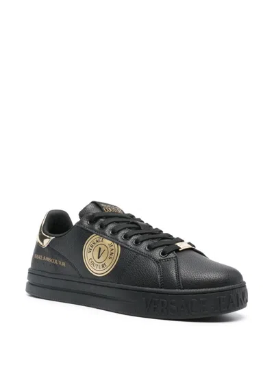 VERSACE JEANS COUTURE LOGO-PRINT SNEAKERS
