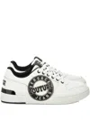Versace Jeans Couture Logo-print Sneakers In White