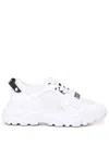 Versace Jeans Couture White Speedtrack Logo Sneakers In White
