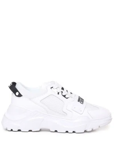 Versace Jeans Couture White Speedtrack Logo Sneakers
