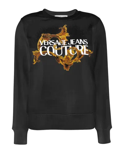VERSACE JEANS COUTURE LOGO-PRINT SWEATSHIRT
