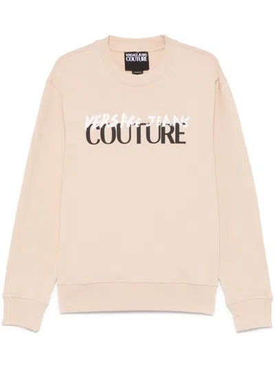 VERSACE JEANS COUTURE LOGO-PRINT SWEATSHIRT