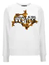 Versace Jeans Couture Studded Graphic Sweatshirt In White