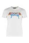 Versace Jeans Couture Sequin Embellished Crew Neck T-shirt