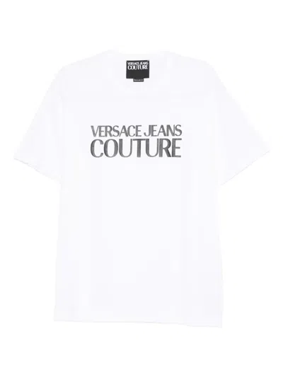 Versace Jeans Couture Logo-print T-shirt In White