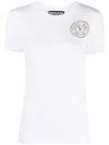 Versace Jeans Couture Logo-printt-shirt In 白色