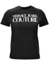 Versace Jeans Couture Logo-print T-shirt In 899 Black