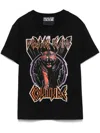 Versace Jeans Couture Logo-print T-shirt In Black