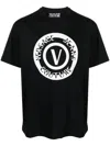 VERSACE JEANS COUTURE LOGO-PRINT T-SHIRT