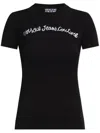Versace Jeans Couture Logo-print T-shirt In Schwarz