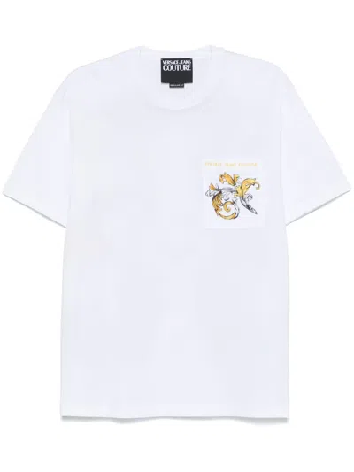 Versace Jeans Couture Logo-print T-shirt In White