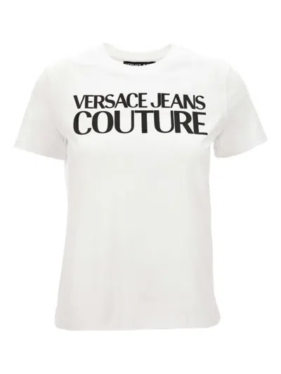 VERSACE JEANS COUTURE LOGO-PRINT T-SHIRT