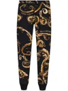 Versace Jeans Couture Regalia Baroque Print Track Pants In Black