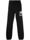 Versace Jeans Couture Logo-print Track Pants In Schwarz