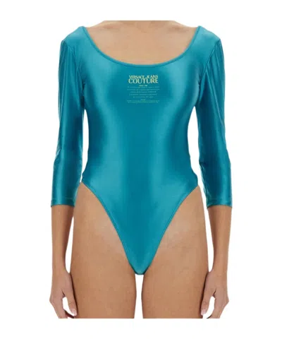 Versace Jeans Couture Logo Printed Bodysuit