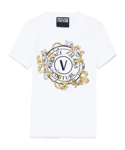 Versace Jeans Couture Logo Printed Crewneck T-shirt