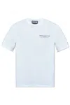 Versace Jeans Couture Logo Printed Crewneck T-shirt In White