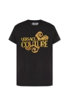 VERSACE JEANS COUTURE LOGO-PRINTED CREWNECK T-SHIRT VERSACE JEANS COUTURE