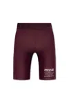 Versace Jeans Couture Logo-print Cycling Shorts In Purple