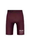 Versace Jeans Couture Logo-print Cycling Shorts In Purple