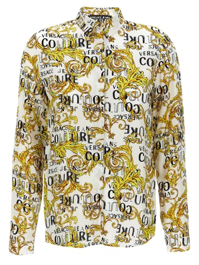 Versace Jeans Couture Logo Shirt In Multi